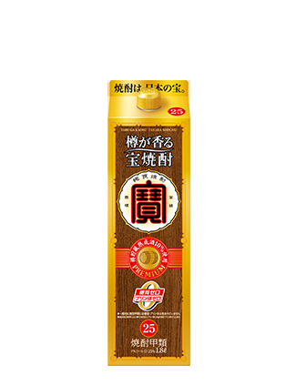 樽が香る＜宝焼酎 ＞ 25度 | お酒のデータベースサイト お酒DB