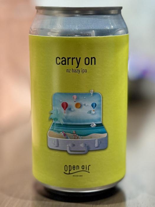 オープンエア キャリーオン ニュージーランド Hazy IPA　Open Air Brewing / Carry on NZ Hazy IPA | お酒のデータベースサイト お酒DB