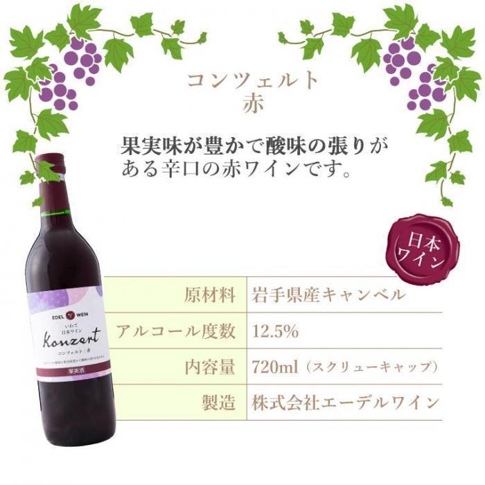 コンツェルト　赤 | お酒のデータベースサイト お酒DB